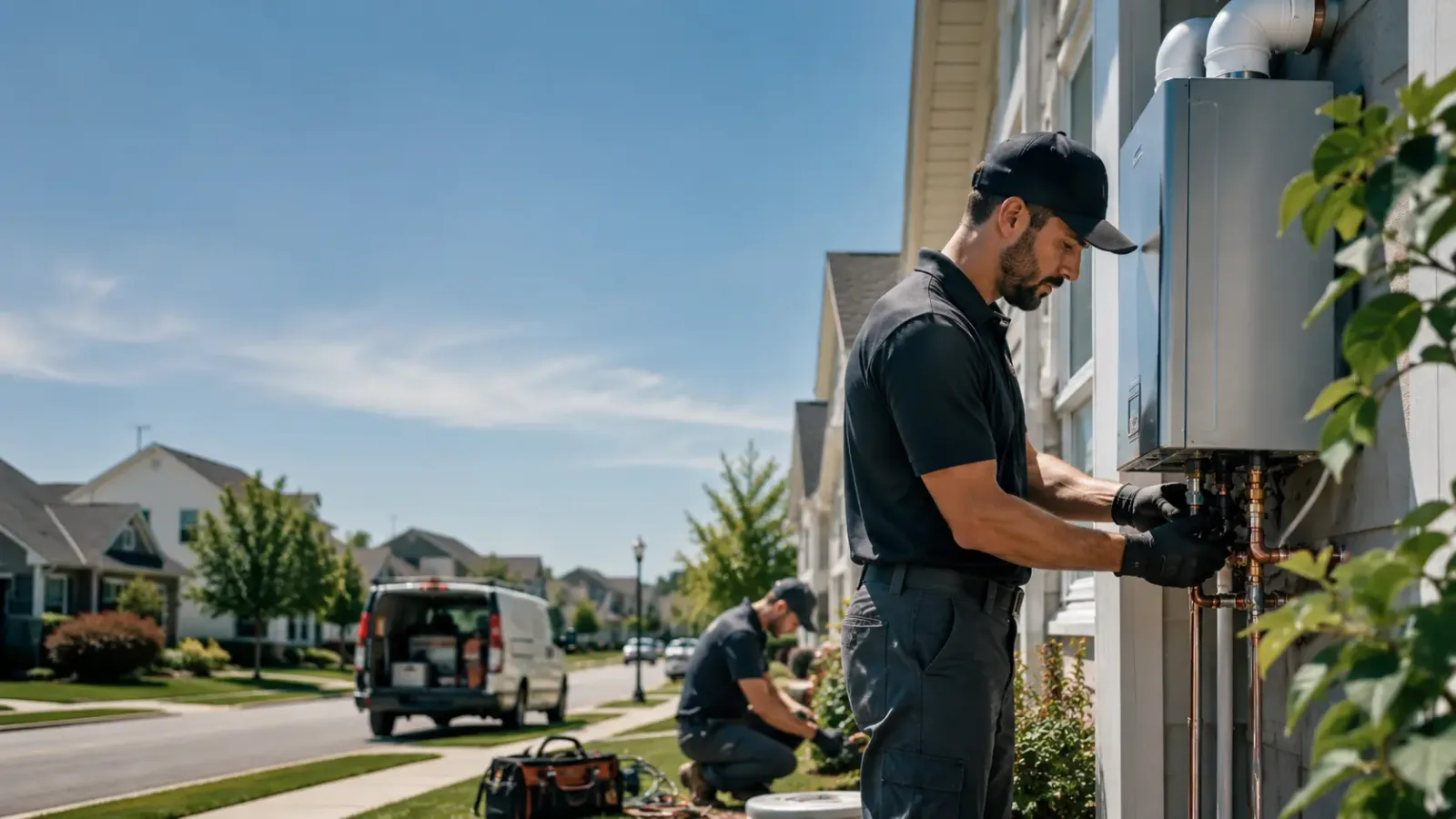 Tankless Water Heater Installation in Falcon Heights, TX